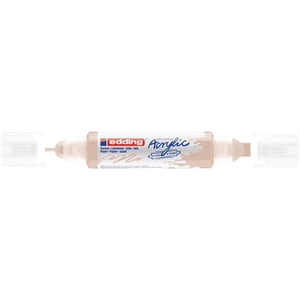 Akril marker 2-3mm, és 5-10mm, 3D kétvégű Edding 5400 bézs