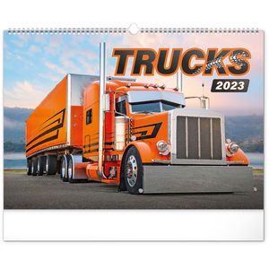 Falinaptár képes 480x330mm, (Trucks) Realsystem 2023.