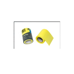 Jegyzettömb öntapadó, henger utántöltő, 60 mm x 80 m, Info Notes, brilliant sárga