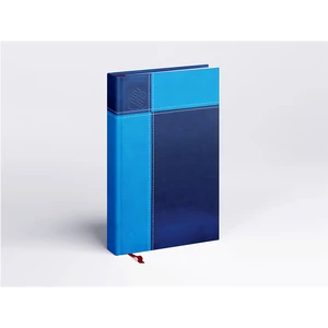 Határidőnapló Prémium M B/5, heti krémszínű lapokkal kék Realsystem 2026.