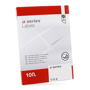 Etikett címke, 105x42,3mm, 100 lap, 14 címke/lap A-Series