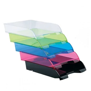 Nyomtatványok, A4-es lapok és dossziék gyors szortírozásához – Bluering 550 irattálca 345×270×67 mm.