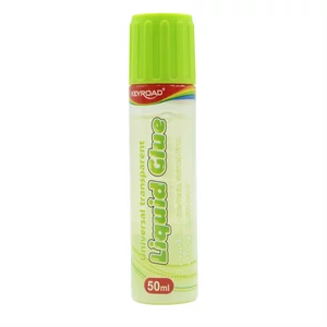 Folyékony ragasztó 50 ml-es Keyroad flakonban, papíron használva