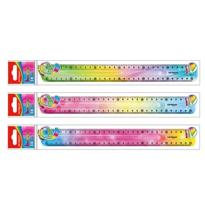 Flexibilis, színátmenetes 30 cm-es műanyag vonalzó, Keyroad Flex Draw
