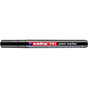 Lakkmarker 1-2mm, kerek Edding 791 fekete 