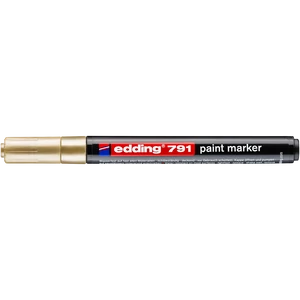 Lakkmarker 1-2mm, kerek Edding 791 arany 