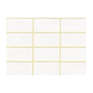 Etikett címke, 20x38mm, 5 lap, 12 címke/lap