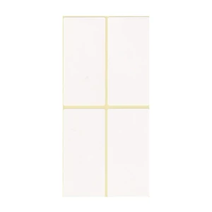 Etikett címke, 40x80mm, 15 lap, 4 címke/lap
