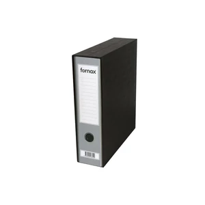 Fornax Prestige tokos iratrendező A4-es méretben, 8 cm gerincvastagsággal, metál-ezüst kivitelben