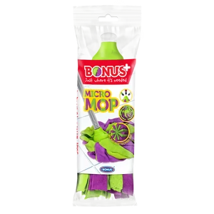 MicroMop Bonus+ B629 felmosófej, 150 g, mikroszálas mop fej általános takarításhoz