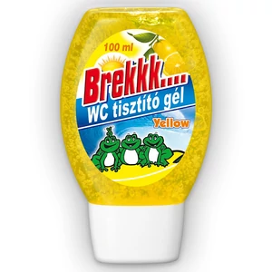 WC tisztító gél utántöltő 100 ml Brekk sárga