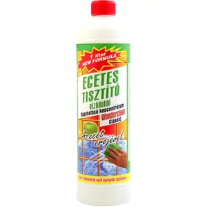 Wonderclean Classic ecetsavas vízkőoldó, 1 literes flakon, fürdő- és konyhai vízkő eltávolításához