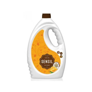 Sensil Coc-Orange Color 2in1 mosógél 4 literes családi kiszerelésben, kb. 50 mosásra, színes ruhák gyengéd tisztításához és friss, narancsos illat biztosításához