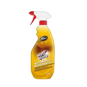 Felületi mattulás és ujjlenyomatok csökkentéséhez – Well Done méhviaszos bútorápoló spray, 750 ml