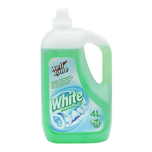 Well Done Fine White mosógél fehér ruhákhoz 4 literes kiszerelésben