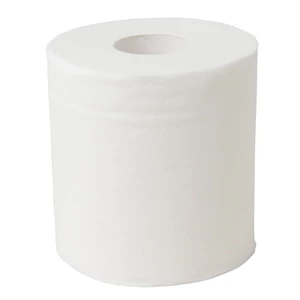 Puha, jó nedvszívó képességű Millena hófehér 2 rétegű tekercses kéztörlő 19 cm-es 100% cellulóz tekercsekkel, 6 tekercs/karton