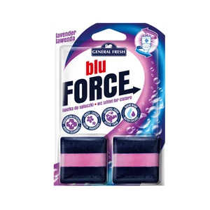 WC tartály illatosító tabletta 2 db Blue Force levendula minden öblítésnél tisztít