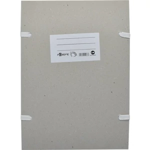 Natúr karton irományfedél szalaggal és klappal, dokumentumok rendezéséhez - Bluering®