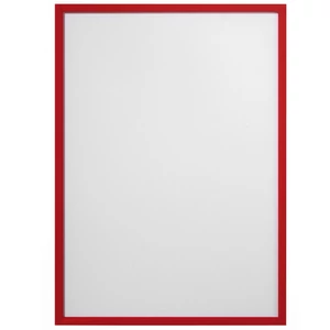 Infókeret A4, mágneses ITSA4M 01 Franken piros