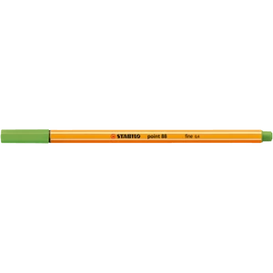 Rostirón, tűfilc 0,4mm, STABILO Point 88 almazöld