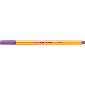 Tanuláshoz, címek és kulcsszavak kiemeléséhez – sötétlila STABILO Point 88 0,4 mm