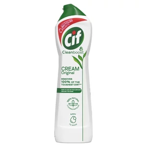 Cif Original súrolókrém 500 ml-es flakonban, hatékony megoldás konyhai és fürdőszobai felületek makacs zsír-, kosz- és vízkőlerakódásainak eltávolítására
