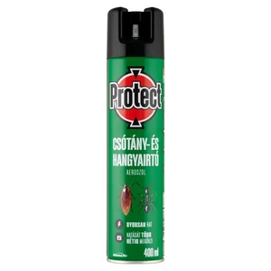 Protect csótány- és hangyaírtó aeroszol 400 ml – rovarirtó spray lakásba, konyhába és mellékhelyiségekbe