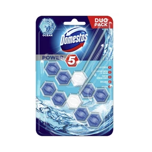 WC illatosító 2 x 55 g  Power5 Domestos Ocean