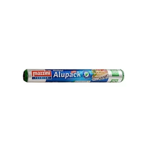 Alufólia tekercs 30 cm x 30 m Mazzini Prémium erősített 9 mikron élelmiszer frissen tartáshoz
