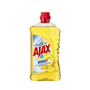 Ajax Boost Lemon általános tisztítószer 1 liter – 1000 ml felülettisztító, hosszan tartó citrom illat