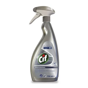 Rozsdamentes acél és üvegtisztító szórófejes 750 ml Stainless Steel&amp;Glass Cif