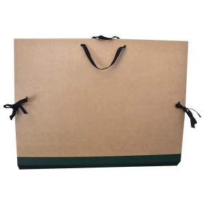 Rajztábla tartó, rajzlaptartó B2, méret karton, szalagfüles Bluering® prémium