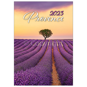 Falinaptár képes 315 × 450 mm Provence Dayliner 2023.
