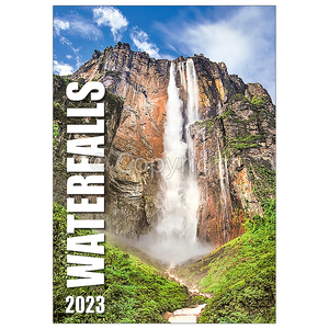 Falinaptár képes 315 × 450 mm Waterfalls Dayliner 2023.