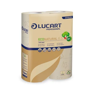 Toalettpapír 3 rétegű 250 lap/tekercs 6 tekercs/csomag EcoNatural Lucart 6.3_811929D havanna barna