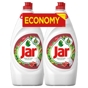 Jar kézi mosogatószer duopack, 2 × 900 ml, gránátalma illattal, erős zsíroldó hatás
