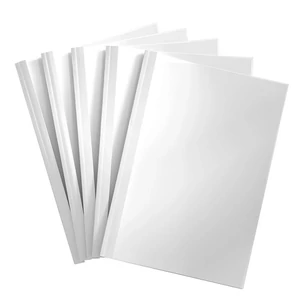 Hőkötő borító, A4, 4mm, 33-45lapig 50 db/doboz, Bluering® fehér