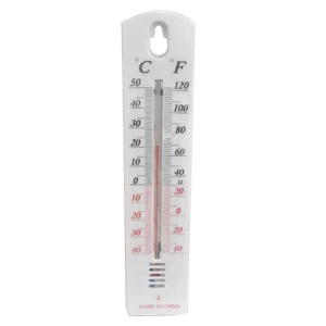 Hűtőszekrény hőmérő műanyag – belső hőmérséklet méréshez, jól olvasható Celsius skála