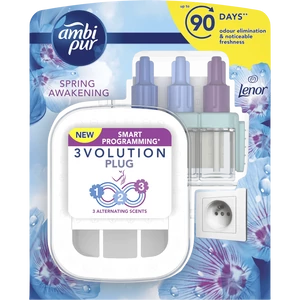 Légfrissítő elektromos kezdőcsomag 20 ml Ambi Pur 3 Volution Lenor Spring