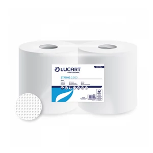 Kéztörlő 3 rétegű tekercses 100 % cellulóz 2 tekercs/karton Strong 3.500 Lucart_851318J hófehér