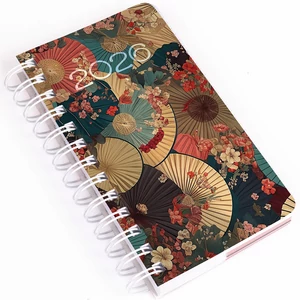 Zsebnaptár álló spirálozott SP5 napi fehér lapokkal ernyők Realsystem 2026.