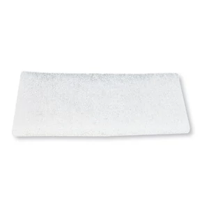 Súroló pad lap 25 x 12 cm fehér