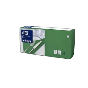 Szalvéta 3 rétegű 1/4 hajtás lapméret: 32,8 x 32,5 cm 150 lap/csomag Sötétzöld Tork_477413