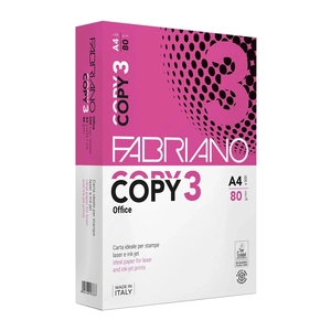 Másolópapír A4, 80g, Fabriano Copy 3, 500 ív/csomag