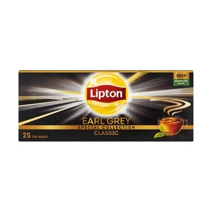 Lipton Earl Grey fekete tea, 25 filteres kiszerelés, aromás fekete teakeverék