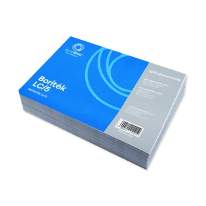 Biztonsági bélésnyomott belsővel ellátott fehér Bluering LC/5 szilikonos boríték 162×229 mm méretben, 100 darabos csomagban levelek és bizalmas iratok postázásához