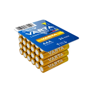 Varta Longlife AAA (LR03) alkáli elem-készlet, 24 darabos BigBox