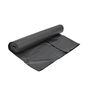Szemeteszsák 135 liter, 70 × 110 cm, 30 mikron vastag, 10 db/tekercs, fekete