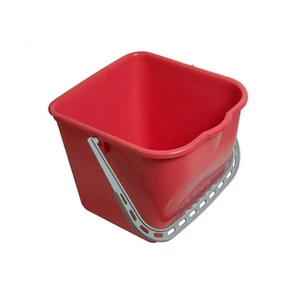 Vödör 15 literes szögletes piros_RSA21R