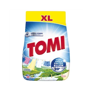 Mosópor 2,5 kg/2,75 kg (50 mosás) fehér ruhákhoz Tomi Amazonia